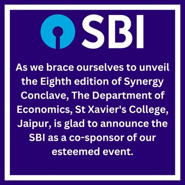 Presenting our banking partner, SBI as our sponsor for Synergy 2022-2023. A financial powerhouse for all your day to day needs, SBI is an excellent choice for your money related matters.